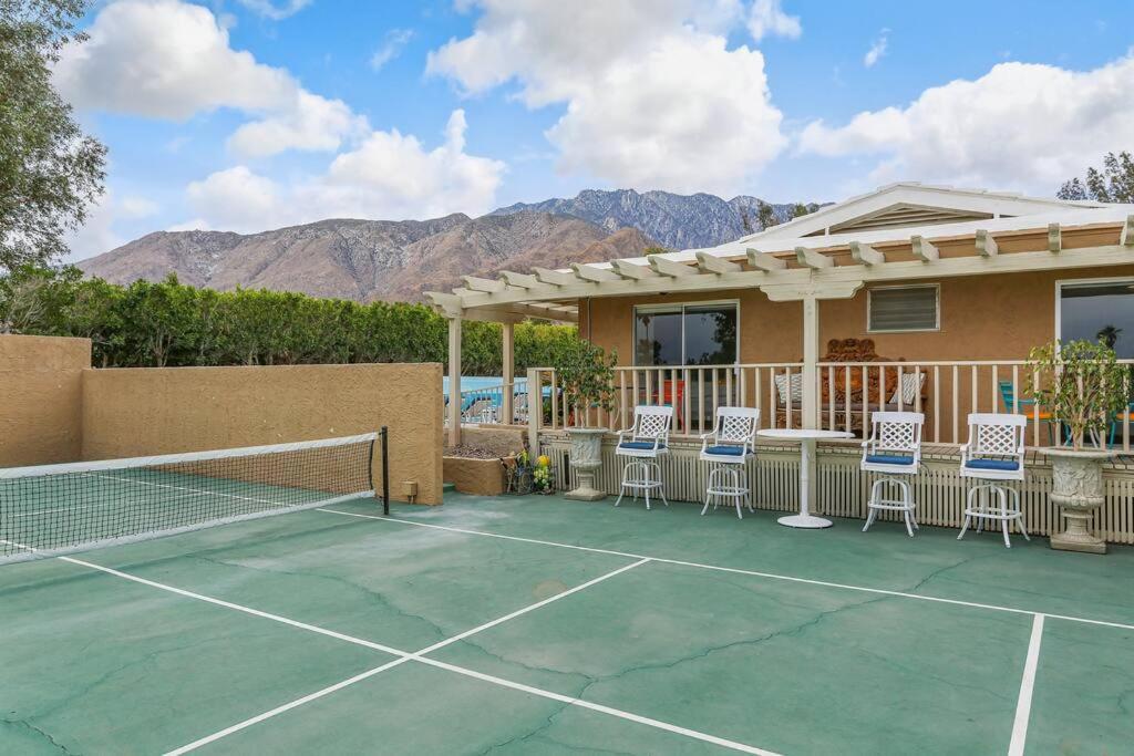 فيلا Near Downtown Palm Springs, 7 Bd 7 Bth, 80Ft Pool, Pickleball المظهر الخارجي الصورة