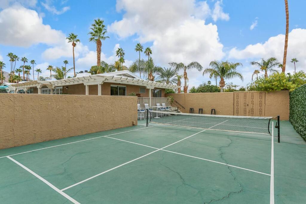 فيلا Near Downtown Palm Springs, 7 Bd 7 Bth, 80Ft Pool, Pickleball المظهر الخارجي الصورة